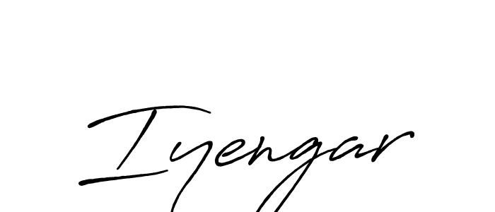 Use a signature maker to create a handwritten signature online. With this signature software, you can design (Antro_Vectra_Bolder) your own signature for name Iyengar. Iyengar signature style 7 images and pictures png