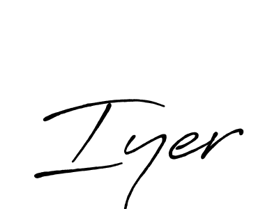 The best way (Antro_Vectra_Bolder) to make a short signature is to pick only two or three words in your name. The name Iyer include a total of six letters. For converting this name. Iyer signature style 7 images and pictures png