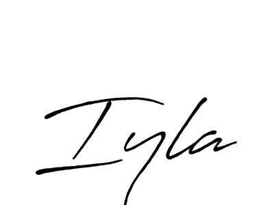Best and Professional Signature Style for Iyla. Antro_Vectra_Bolder Best Signature Style Collection. Iyla signature style 7 images and pictures png