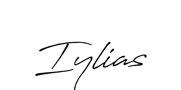 Antro_Vectra_Bolder is a professional signature style that is perfect for those who want to add a touch of class to their signature. It is also a great choice for those who want to make their signature more unique. Get Iylias name to fancy signature for free. Iylias signature style 7 images and pictures png