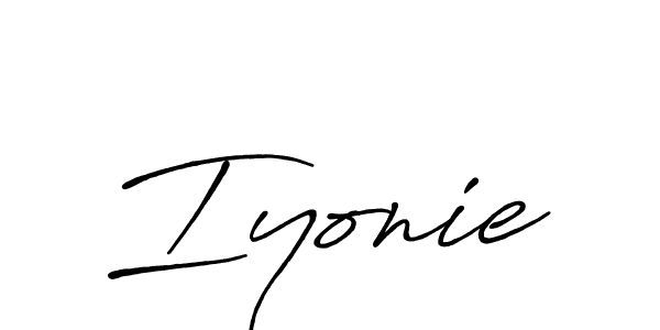 Antro_Vectra_Bolder is a professional signature style that is perfect for those who want to add a touch of class to their signature. It is also a great choice for those who want to make their signature more unique. Get Iyonie name to fancy signature for free. Iyonie signature style 7 images and pictures png