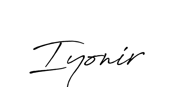 Make a beautiful signature design for name Iyonir. Use this online signature maker to create a handwritten signature for free. Iyonir signature style 7 images and pictures png