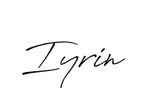 Antro_Vectra_Bolder is a professional signature style that is perfect for those who want to add a touch of class to their signature. It is also a great choice for those who want to make their signature more unique. Get Iyrin name to fancy signature for free. Iyrin signature style 7 images and pictures png