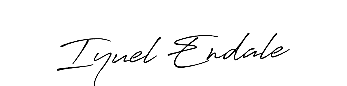 You can use this online signature creator to create a handwritten signature for the name Iyuel Endale. This is the best online autograph maker. Iyuel Endale signature style 7 images and pictures png