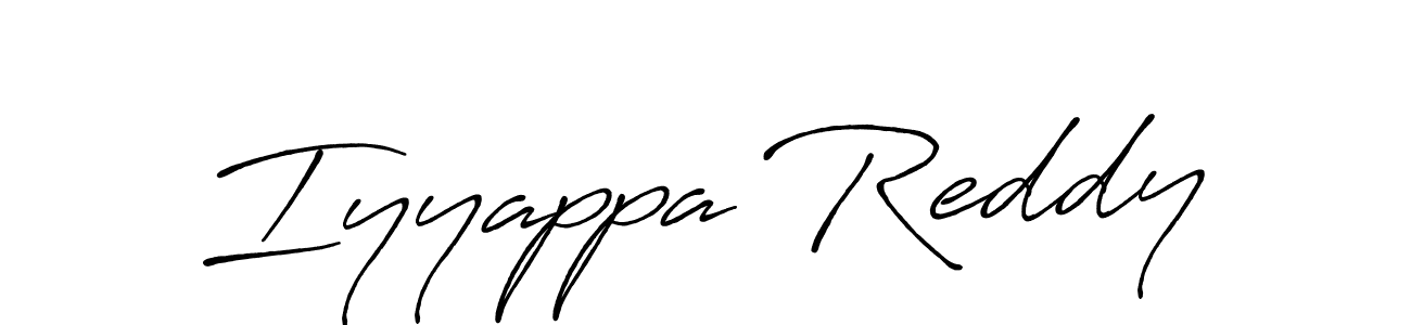 Make a beautiful signature design for name Iyyappa Reddy. With this signature (Antro_Vectra_Bolder) style, you can create a handwritten signature for free. Iyyappa Reddy signature style 7 images and pictures png