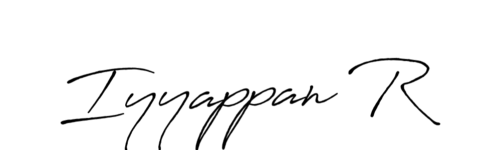 Design your own signature with our free online signature maker. With this signature software, you can create a handwritten (Antro_Vectra_Bolder) signature for name Iyyappan R. Iyyappan R signature style 7 images and pictures png