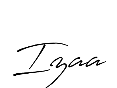 if you are searching for the best signature style for your name Izaa. so please give up your signature search. here we have designed multiple signature styles  using Antro_Vectra_Bolder. Izaa signature style 7 images and pictures png