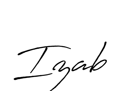 This is the best signature style for the Izab name. Also you like these signature font (Antro_Vectra_Bolder). Mix name signature. Izab signature style 7 images and pictures png