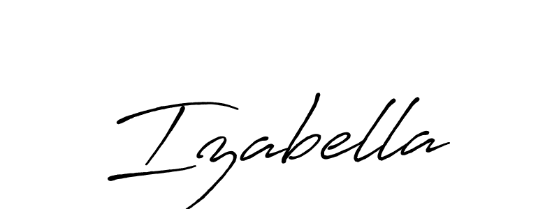 Best and Professional Signature Style for Izabella. Antro_Vectra_Bolder Best Signature Style Collection. Izabella signature style 7 images and pictures png