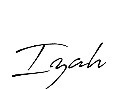 Antro_Vectra_Bolder is a professional signature style that is perfect for those who want to add a touch of class to their signature. It is also a great choice for those who want to make their signature more unique. Get Izah name to fancy signature for free. Izah signature style 7 images and pictures png