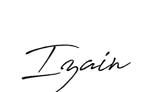 The best way (Antro_Vectra_Bolder) to make a short signature is to pick only two or three words in your name. The name Izain include a total of six letters. For converting this name. Izain signature style 7 images and pictures png