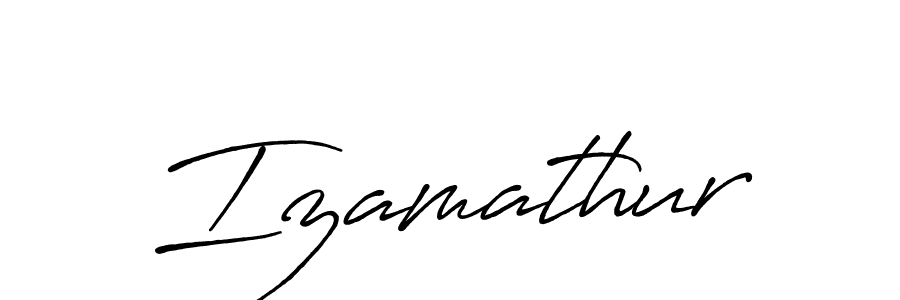 if you are searching for the best signature style for your name Izamathur. so please give up your signature search. here we have designed multiple signature styles  using Antro_Vectra_Bolder. Izamathur signature style 7 images and pictures png