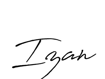 Once you've used our free online signature maker to create your best signature Antro_Vectra_Bolder style, it's time to enjoy all of the benefits that Izan name signing documents. Izan signature style 7 images and pictures png