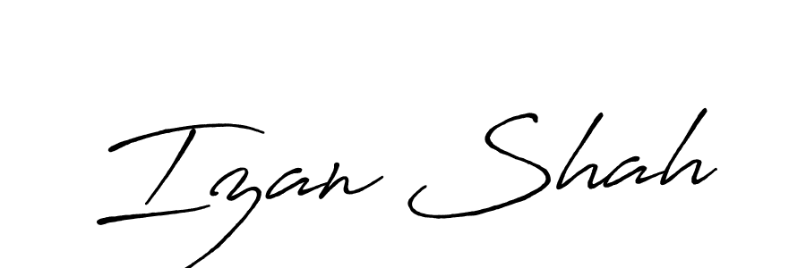 This is the best signature style for the Izan Shah name. Also you like these signature font (Antro_Vectra_Bolder). Mix name signature. Izan Shah signature style 7 images and pictures png