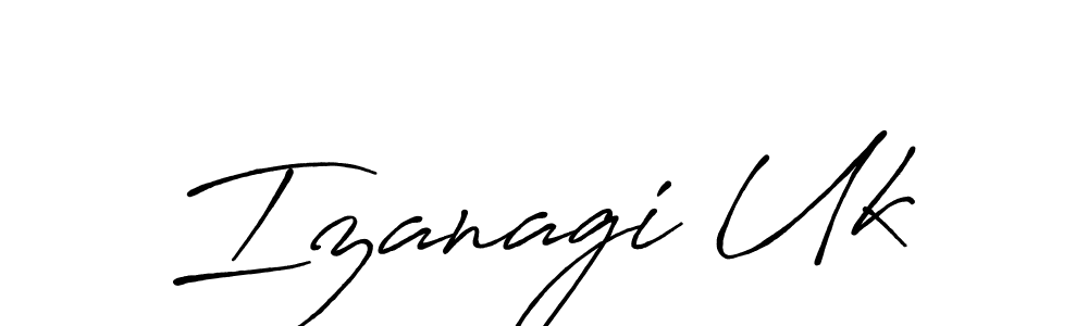 Izanagi Uk stylish signature style. Best Handwritten Sign (Antro_Vectra_Bolder) for my name. Handwritten Signature Collection Ideas for my name Izanagi Uk. Izanagi Uk signature style 7 images and pictures png