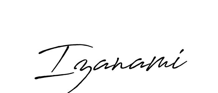 Once you've used our free online signature maker to create your best signature Antro_Vectra_Bolder style, it's time to enjoy all of the benefits that Izanami name signing documents. Izanami signature style 7 images and pictures png