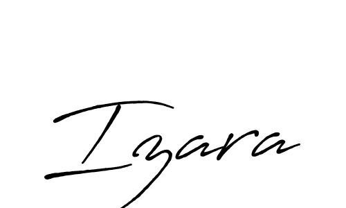 Also You can easily find your signature by using the search form. We will create Izara name handwritten signature images for you free of cost using Antro_Vectra_Bolder sign style. Izara signature style 7 images and pictures png