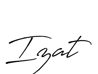 You should practise on your own different ways (Antro_Vectra_Bolder) to write your name (Izat) in signature. don't let someone else do it for you. Izat signature style 7 images and pictures png