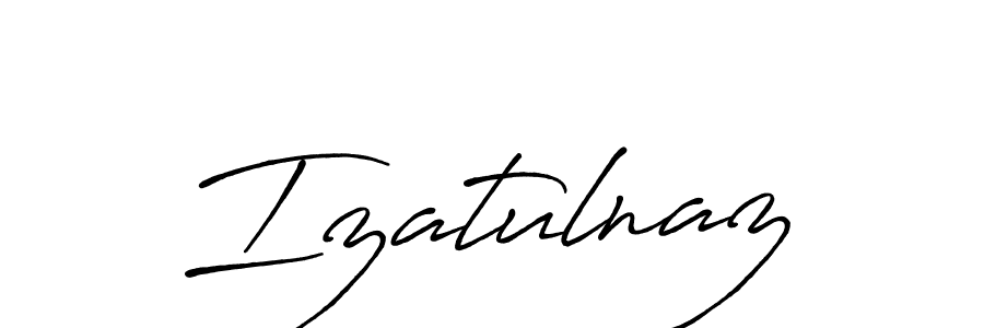 Once you've used our free online signature maker to create your best signature Antro_Vectra_Bolder style, it's time to enjoy all of the benefits that Izatulnaz name signing documents. Izatulnaz signature style 7 images and pictures png