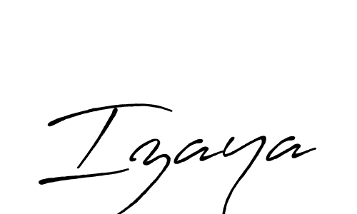 Also You can easily find your signature by using the search form. We will create Izaya name handwritten signature images for you free of cost using Antro_Vectra_Bolder sign style. Izaya signature style 7 images and pictures png