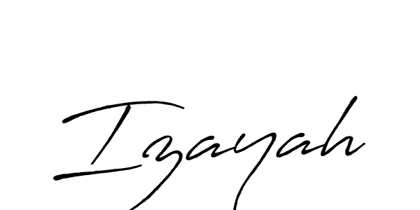 Use a signature maker to create a handwritten signature online. With this signature software, you can design (Antro_Vectra_Bolder) your own signature for name Izayah. Izayah signature style 7 images and pictures png