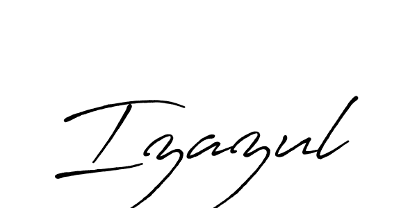 Make a beautiful signature design for name Izazul. Use this online signature maker to create a handwritten signature for free. Izazul signature style 7 images and pictures png