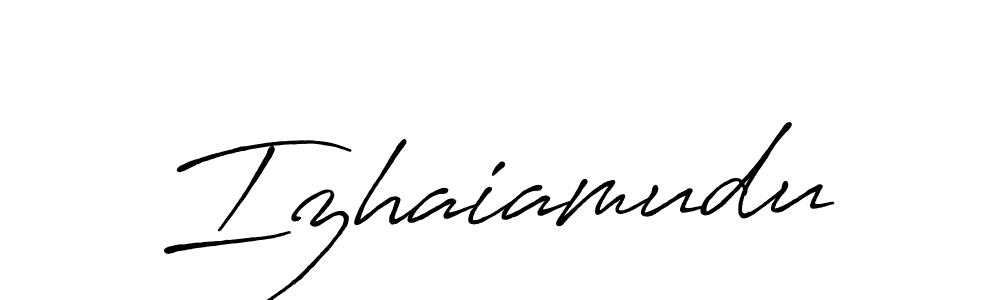 The best way (Antro_Vectra_Bolder) to make a short signature is to pick only two or three words in your name. The name Izhaiamudu include a total of six letters. For converting this name. Izhaiamudu signature style 7 images and pictures png