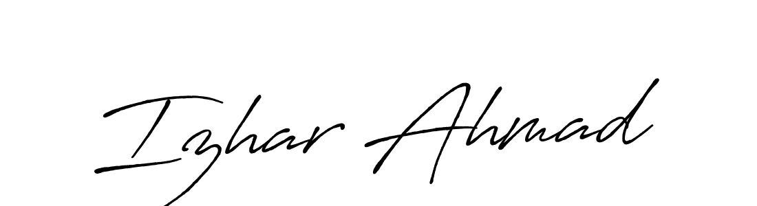 Best and Professional Signature Style for Izhar Ahmad. Antro_Vectra_Bolder Best Signature Style Collection. Izhar Ahmad signature style 7 images and pictures png