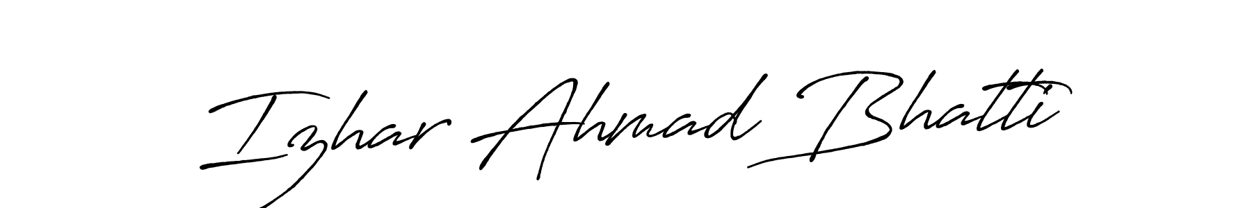 Best and Professional Signature Style for Izhar Ahmad Bhatti. Antro_Vectra_Bolder Best Signature Style Collection. Izhar Ahmad Bhatti signature style 7 images and pictures png