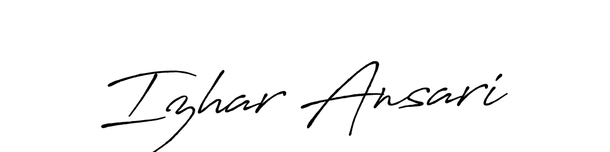You can use this online signature creator to create a handwritten signature for the name Izhar Ansari. This is the best online autograph maker. Izhar Ansari signature style 7 images and pictures png