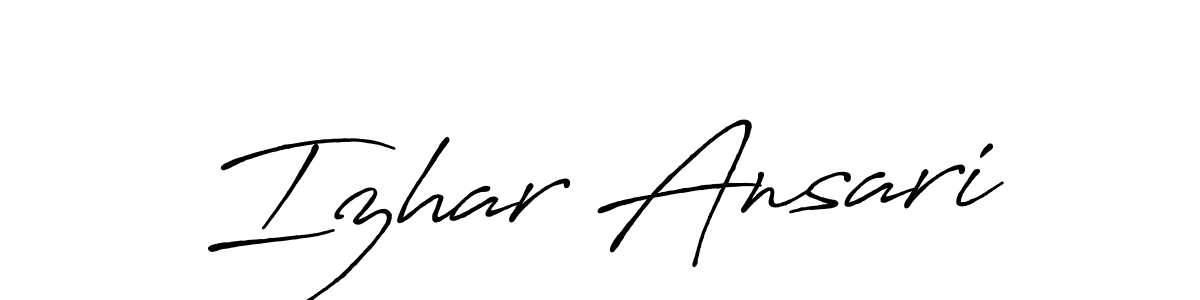 You can use this online signature creator to create a handwritten signature for the name Izhar Ansari. This is the best online autograph maker. Izhar Ansari signature style 7 images and pictures png