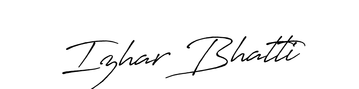 Here are the top 10 professional signature styles for the name Izhar Bhatti. These are the best autograph styles you can use for your name. Izhar Bhatti signature style 7 images and pictures png
