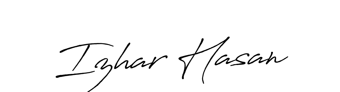 It looks lik you need a new signature style for name Izhar Hasan. Design unique handwritten (Antro_Vectra_Bolder) signature with our free signature maker in just a few clicks. Izhar Hasan signature style 7 images and pictures png