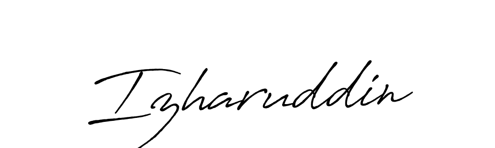 This is the best signature style for the Izharuddin name. Also you like these signature font (Antro_Vectra_Bolder). Mix name signature. Izharuddin signature style 7 images and pictures png