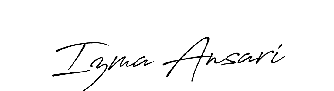 This is the best signature style for the Izma Ansari name. Also you like these signature font (Antro_Vectra_Bolder). Mix name signature. Izma Ansari signature style 7 images and pictures png