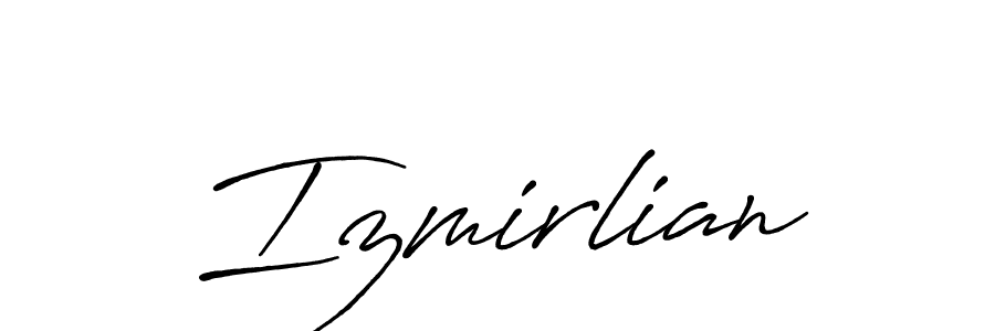 Also You can easily find your signature by using the search form. We will create Izmirlian name handwritten signature images for you free of cost using Antro_Vectra_Bolder sign style. Izmirlian signature style 7 images and pictures png