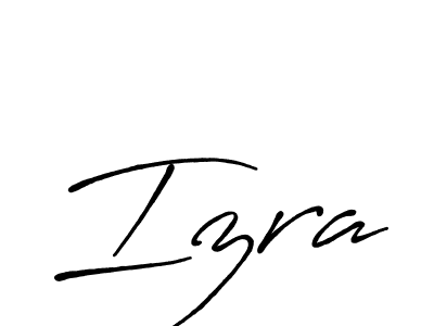 Make a beautiful signature design for name Izra. With this signature (Antro_Vectra_Bolder) style, you can create a handwritten signature for free. Izra signature style 7 images and pictures png