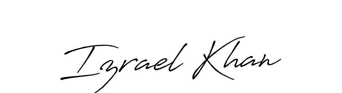 Make a beautiful signature design for name Izrael Khan. Use this online signature maker to create a handwritten signature for free. Izrael Khan signature style 7 images and pictures png