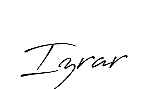 Antro_Vectra_Bolder is a professional signature style that is perfect for those who want to add a touch of class to their signature. It is also a great choice for those who want to make their signature more unique. Get Izrar name to fancy signature for free. Izrar signature style 7 images and pictures png