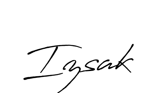 How to make Izsak signature? Antro_Vectra_Bolder is a professional autograph style. Create handwritten signature for Izsak name. Izsak signature style 7 images and pictures png