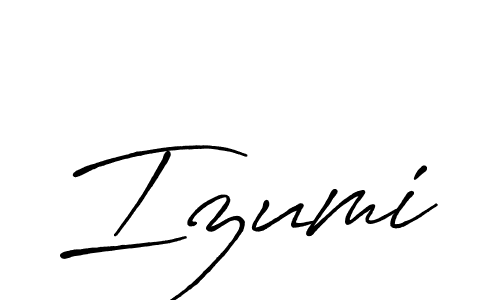if you are searching for the best signature style for your name Izumi. so please give up your signature search. here we have designed multiple signature styles  using Antro_Vectra_Bolder. Izumi signature style 7 images and pictures png
