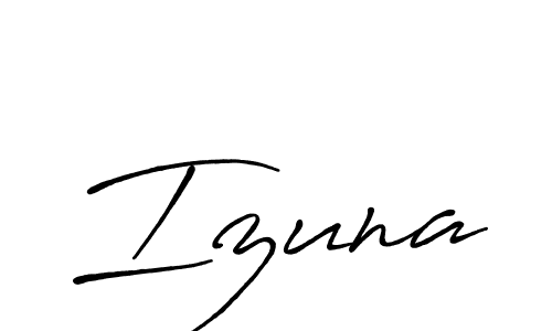 if you are searching for the best signature style for your name Izuna. so please give up your signature search. here we have designed multiple signature styles  using Antro_Vectra_Bolder. Izuna signature style 7 images and pictures png