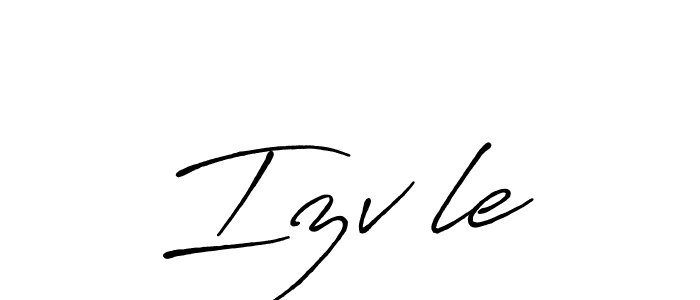 Similarly Antro_Vectra_Bolder is the best handwritten signature design. Signature creator online .You can use it as an online autograph creator for name Izvēle. Izvēle signature style 7 images and pictures png