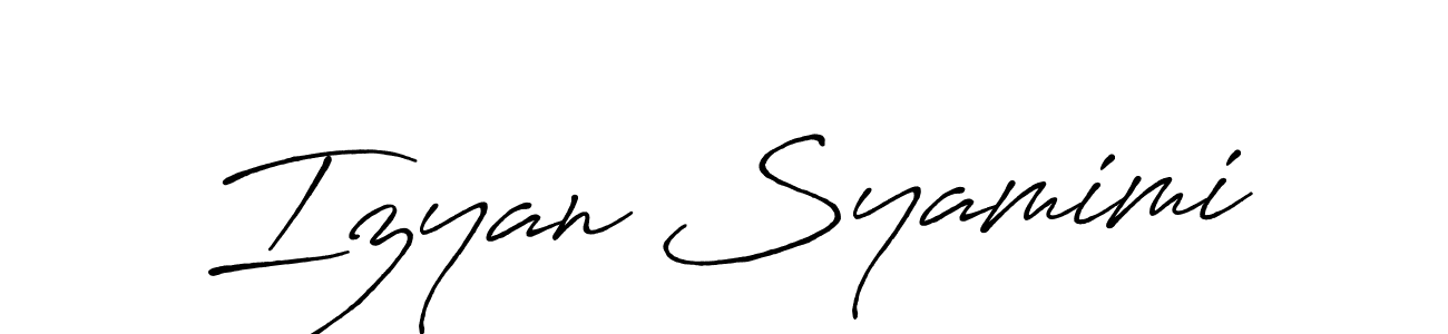 Make a short Izyan Syamimi signature style. Manage your documents anywhere anytime using Antro_Vectra_Bolder. Create and add eSignatures, submit forms, share and send files easily. Izyan Syamimi signature style 7 images and pictures png