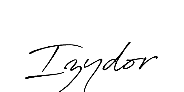 Also we have Izydor name is the best signature style. Create professional handwritten signature collection using Antro_Vectra_Bolder autograph style. Izydor signature style 7 images and pictures png