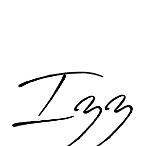 How to Draw Izz signature style? Antro_Vectra_Bolder is a latest design signature styles for name Izz. Izz signature style 7 images and pictures png