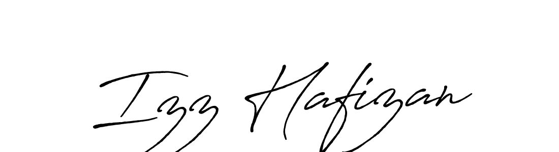 How to Draw Izz Hafizan signature style? Antro_Vectra_Bolder is a latest design signature styles for name Izz Hafizan. Izz Hafizan signature style 7 images and pictures png