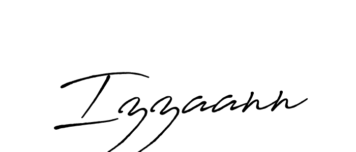 The best way (Antro_Vectra_Bolder) to make a short signature is to pick only two or three words in your name. The name Izzaann include a total of six letters. For converting this name. Izzaann signature style 7 images and pictures png