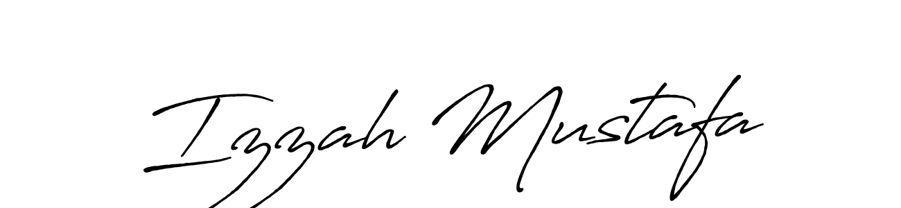 This is the best signature style for the Izzah Mustafa name. Also you like these signature font (Antro_Vectra_Bolder). Mix name signature. Izzah Mustafa signature style 7 images and pictures png