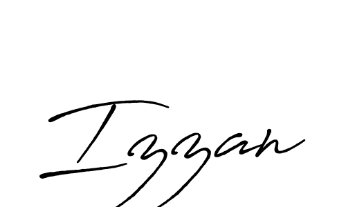 How to make Izzan name signature. Use Antro_Vectra_Bolder style for creating short signs online. This is the latest handwritten sign. Izzan signature style 7 images and pictures png